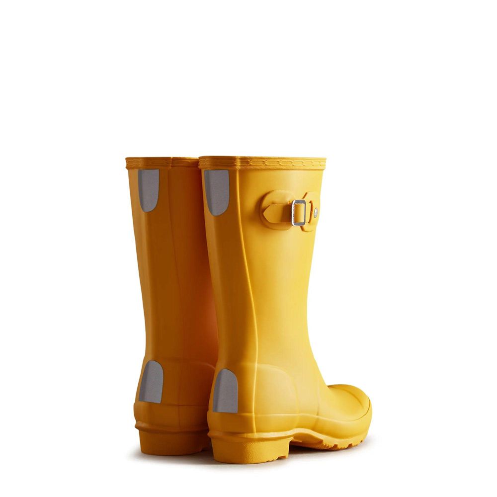 Yellow Hunter Kids Original Rain Boots | EZVQ40731