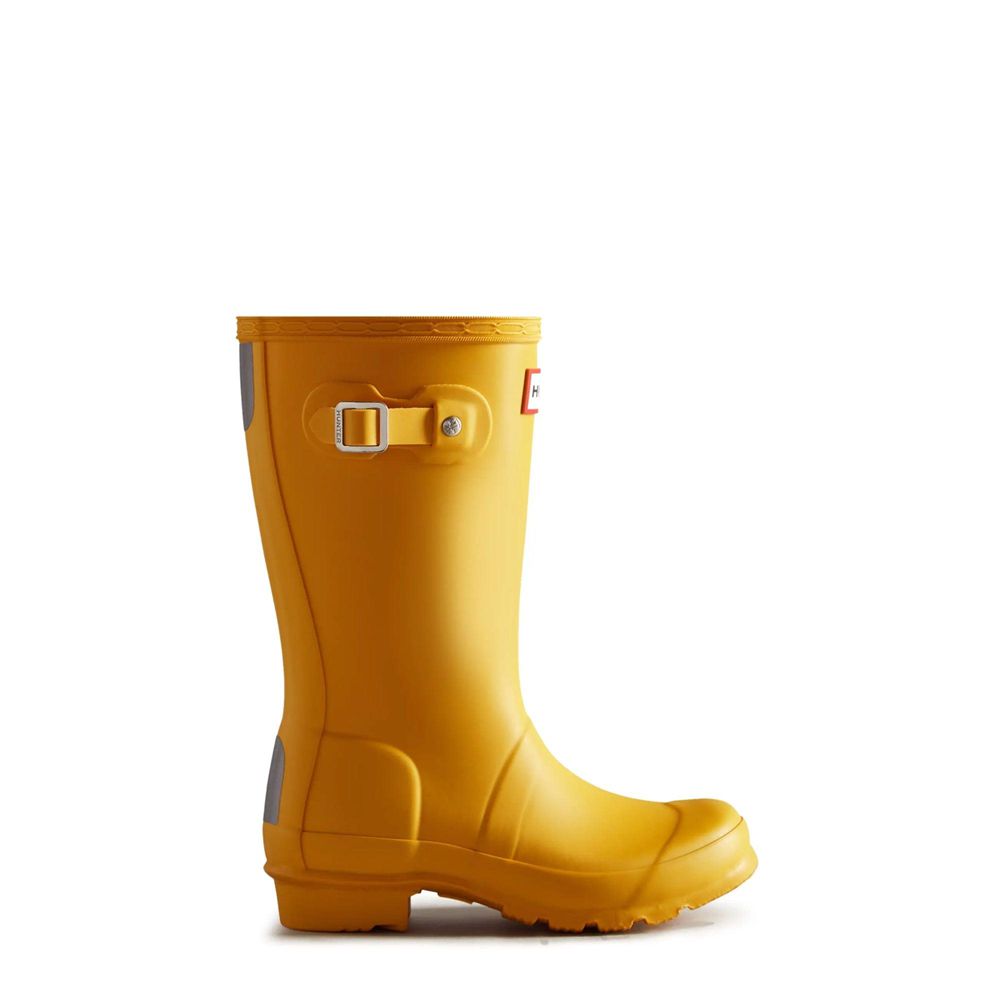 Yellow Hunter Kids Original Rain Boots | EZVQ40731