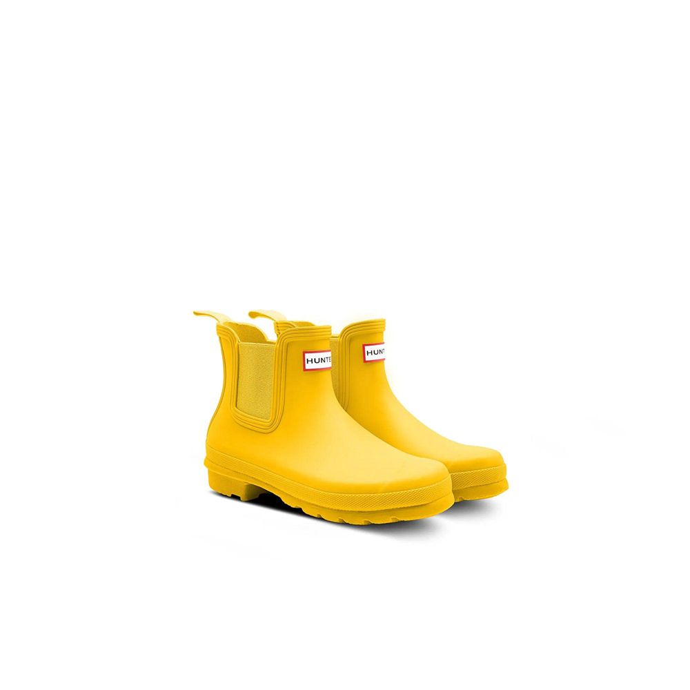 Yellow Hunter Womens Original Chelsea Booties | DNLB15934