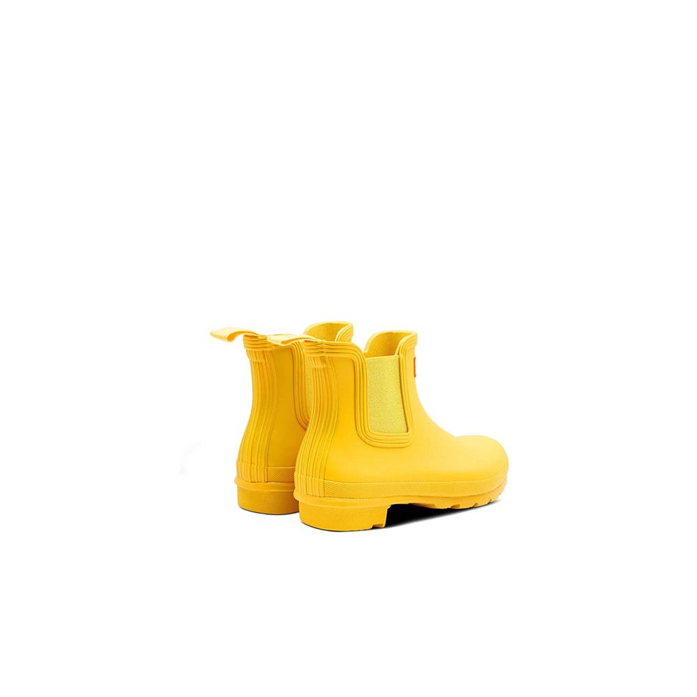 Yellow Hunter Womens Original Chelsea Booties | DNLB15934