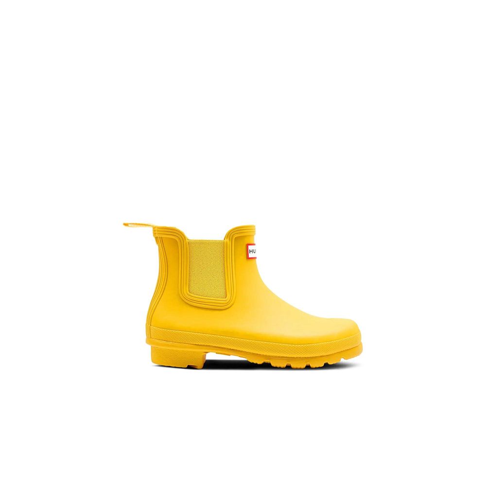 Yellow Hunter Womens Original Chelsea Booties | DNLB15934