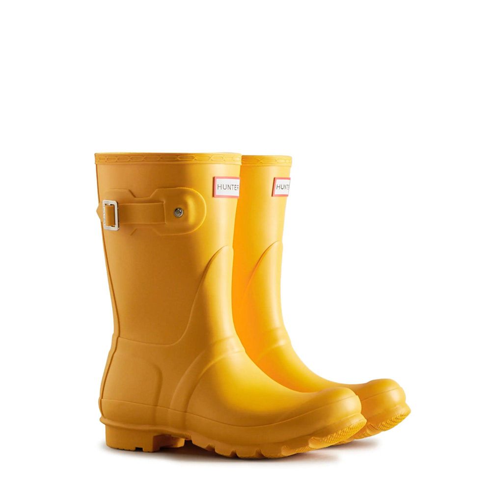 Yellow Hunter Womens Original Wellies Short Rain Boots | MBSW62543